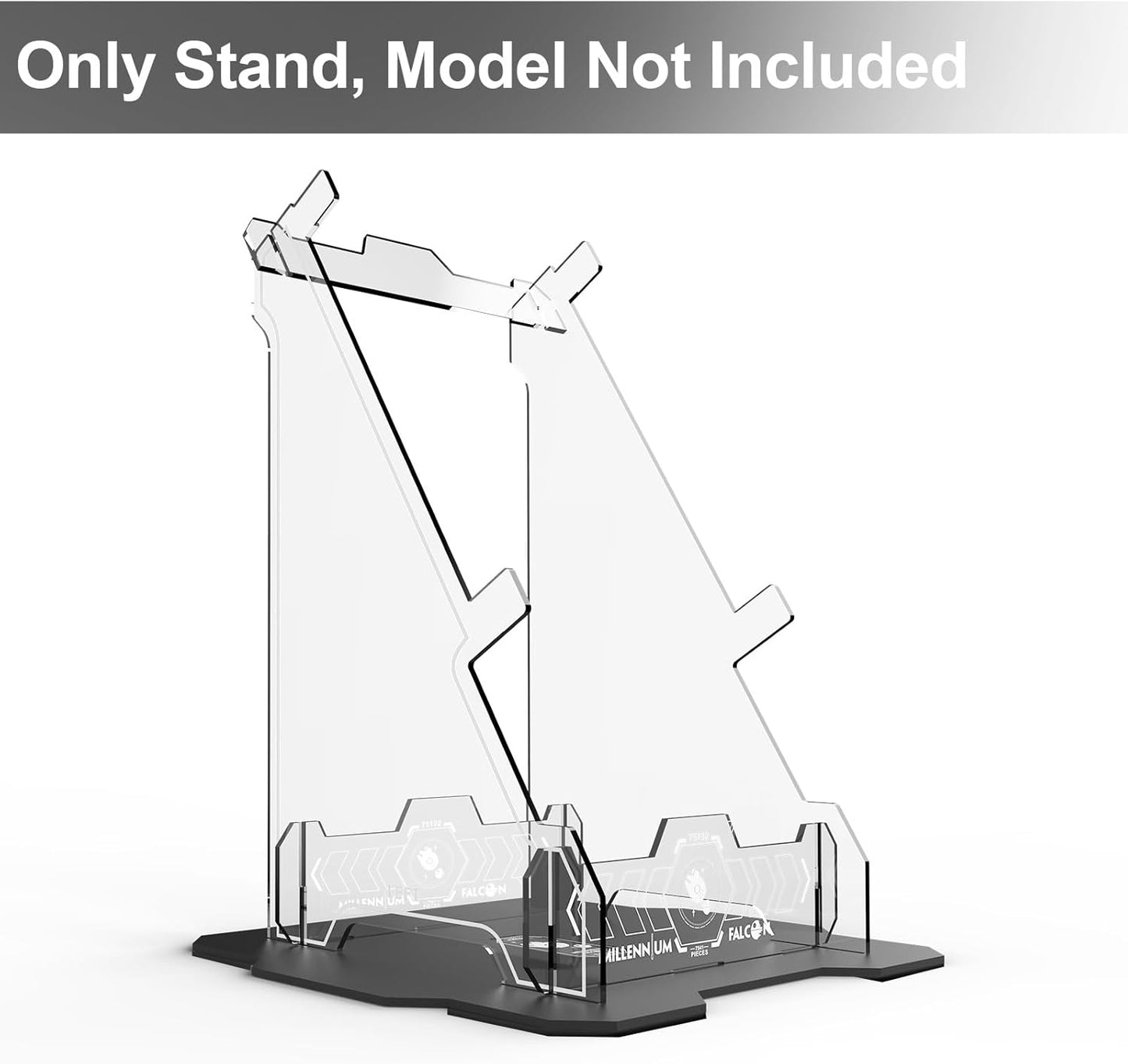 Acrylic Display Stand for Lego 75192 Star Wars Ultimate Millennium Falcon (Lego set not included).