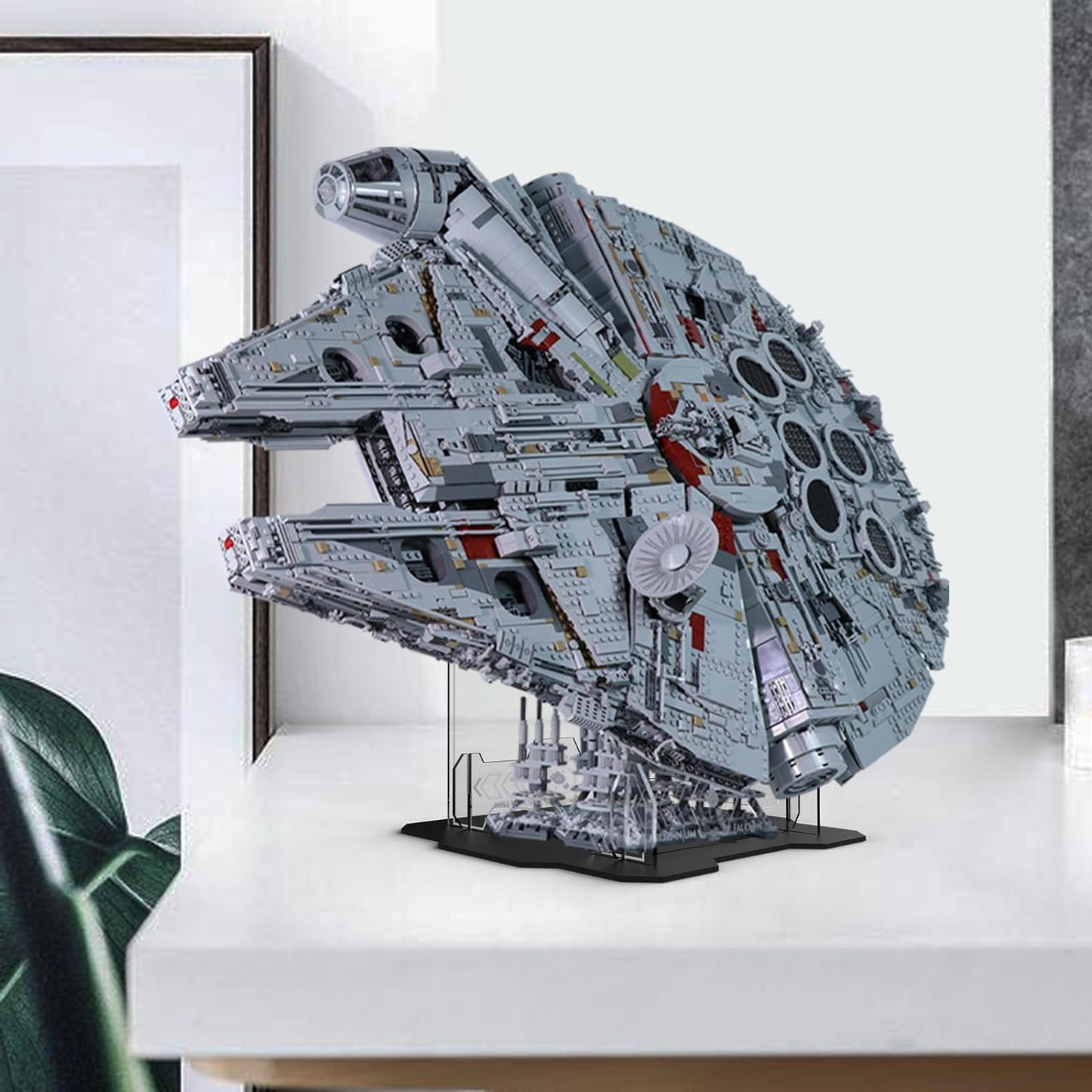 Acrylic Display Stand for Lego 75192 Star Wars Ultimate Millennium Falcon (Lego set not included).