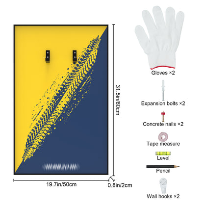 Display Wall Mount for Lego 42206 Technic Oracle Red Bull Racing RB20 F1 Car (Lego set Not Included)