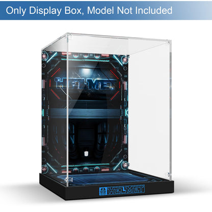 Acrylic Display Case for Lego Star Wars 75349/75350 Helmets (Lego set not included).